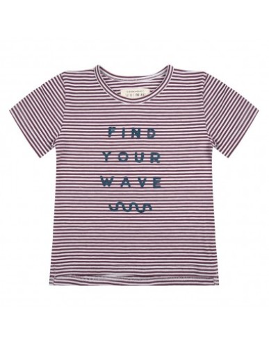 Little Indians - Shirt Find Your Wave|Purple Stripe