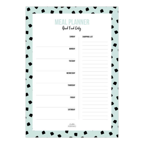 Meal Planner Dots – Studio Stationery
