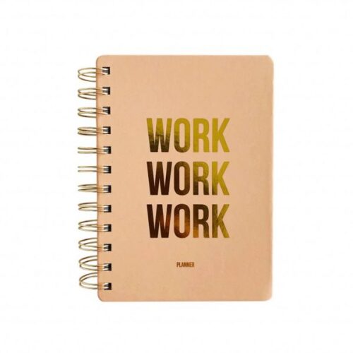 Planner Work Work Work Blush (pocket) – Studio Stationery