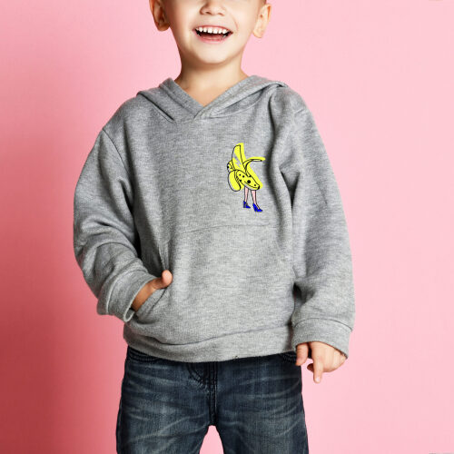 Hoodie - Let's go bananas - (5-6 jaar) - StudioFluo