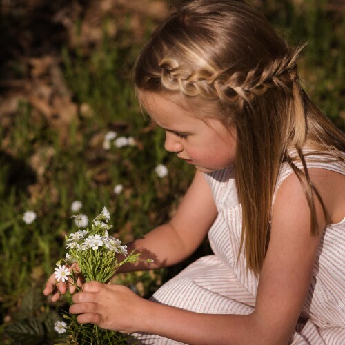 Mini-Shoot in de bloemenpluktuin