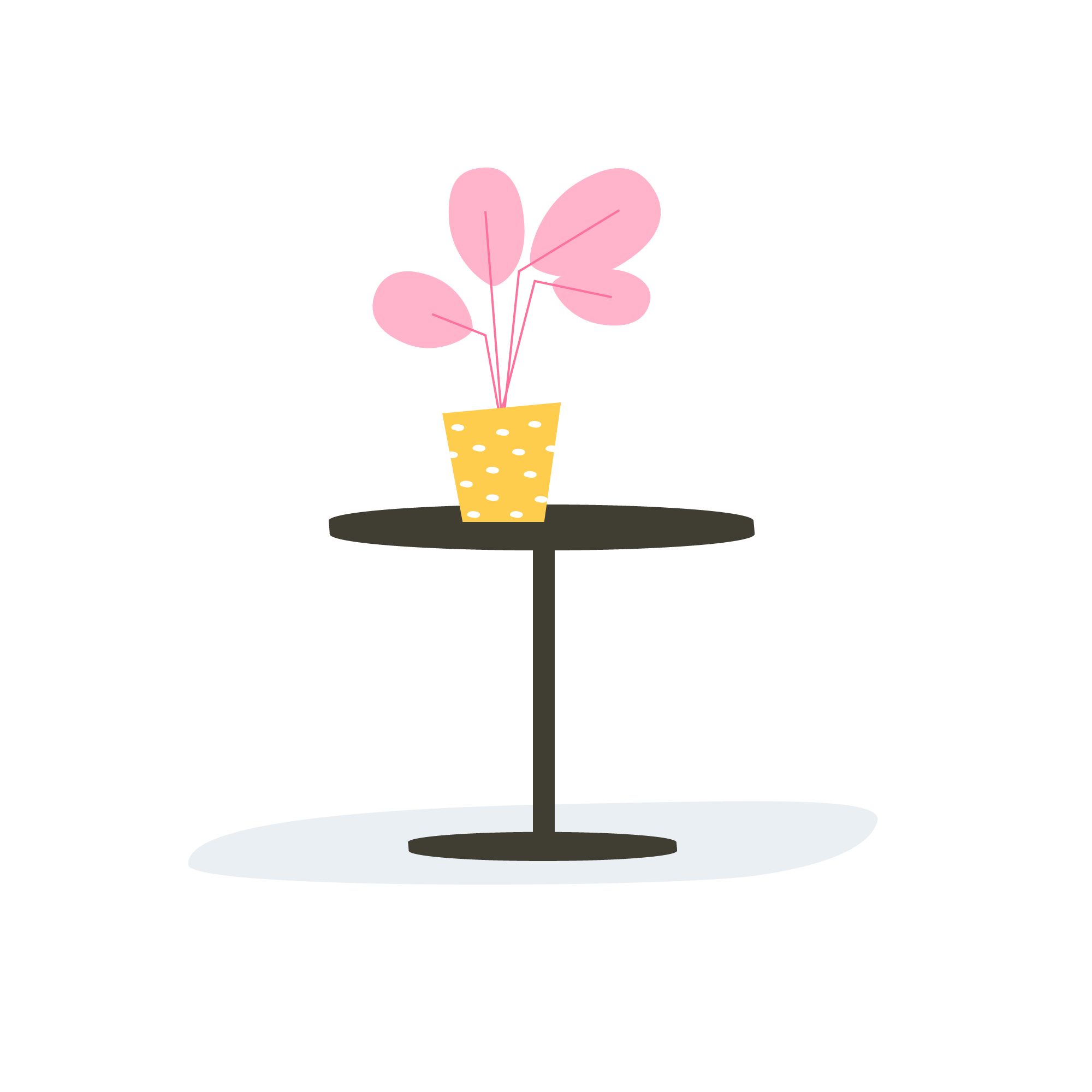 In de bloemetjes