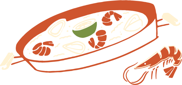 Paella illustration