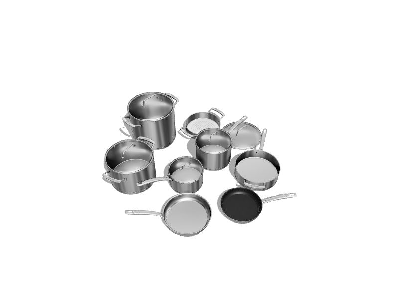 Cuisinart 89-13 13-Piece Cookware Set Professional-Series, Stainless Steel