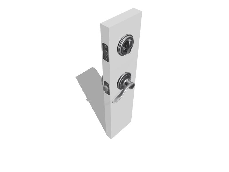 Kwikset Signatures Shelburne Satin Nickel Smartkey SingleCylinder