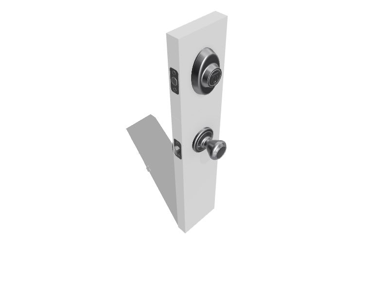 Kwikset Chelsea Satin Nickel Single-Cylinder Deadbolt Keyed Entry