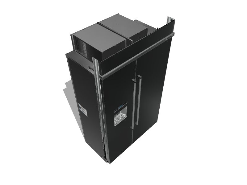 KitchenAid 29.5cu ft BuiltIn SidebySide Refrigerator with Ice Maker