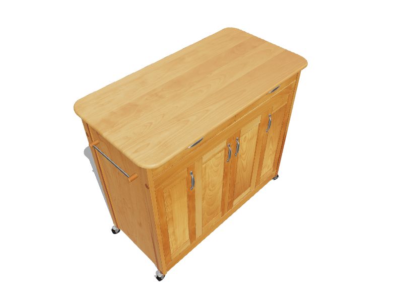 Catskill Craftsmen Brown Wood Base with Birch Butcher Block Top Kitchen Island (40-in x 24-in x 34.5-in) Catskill Craftsmen Brown Wood Base with Birch Butcher Block Top Kitchen Island (40-in x 24-in x 34.5-in)