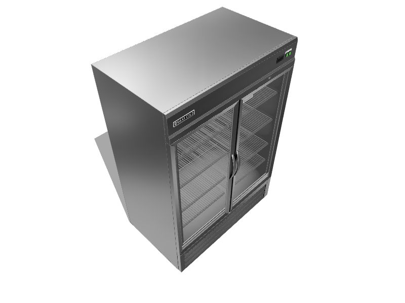 Maxx Cold 49cu ft 2Door Merchandiser Commercial Refrigerator