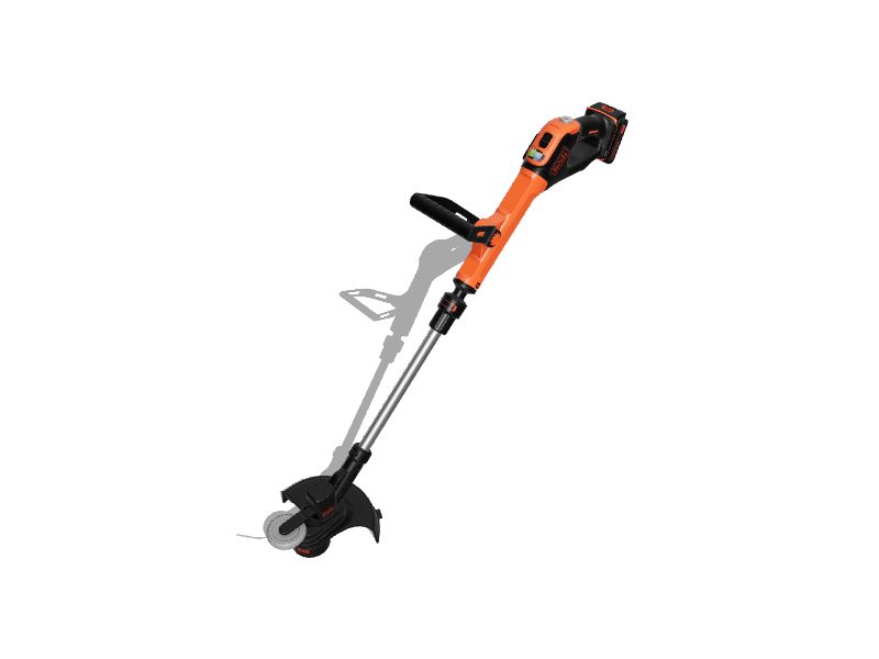 BLACK+DECKER EASYFEED 20-volt Max 12-in Straight Shaft Battery String  Trimmer 2 Ah (Battery and Charger Included)