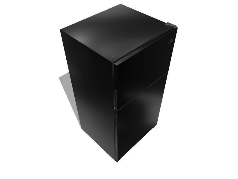 Maytag 20.5cu ft TopFreezer Refrigerator (Black) in the TopFreezer