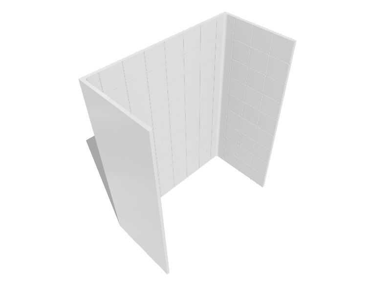 Mustee 760t 30wht Mustee Durawall 60-in W x 30-in D x 73.25-in H White Direct To Stud ...