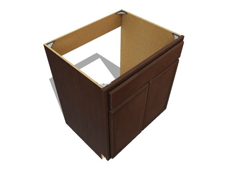 Diamond NOW Weyburn 36-in W x 35-in H x 23.75-in D Saddle Sink Base Stock Cabinet Diamond NOW Weyburn 36-in W x 35-in H x 23.75-in D Saddle Sink Base Stock Cabinet