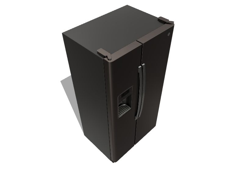 GE - GSS23GSKSS - GE® 23.2 Cu. Ft. Side-By-Side Refrigerator