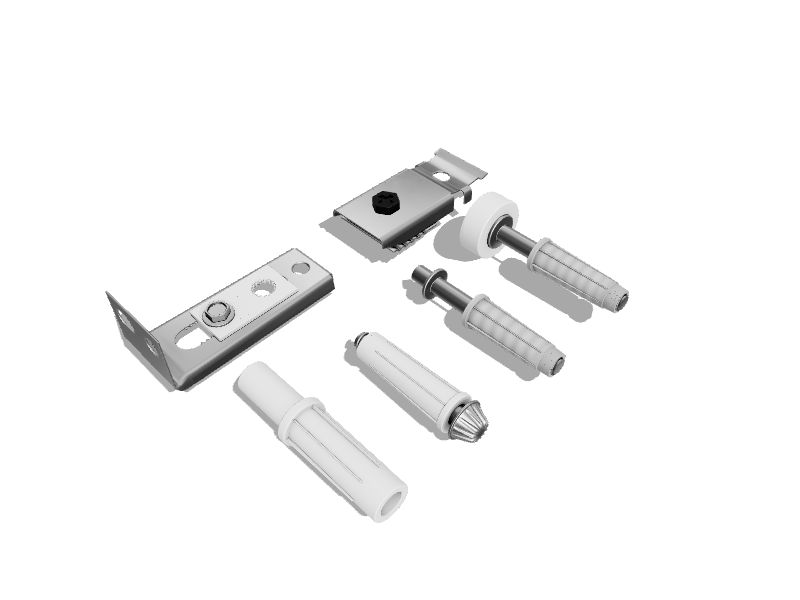 Prime-Line N 7534 Bi-Fold Door Hardware Repair Kit, Includes Top and Bottom Top