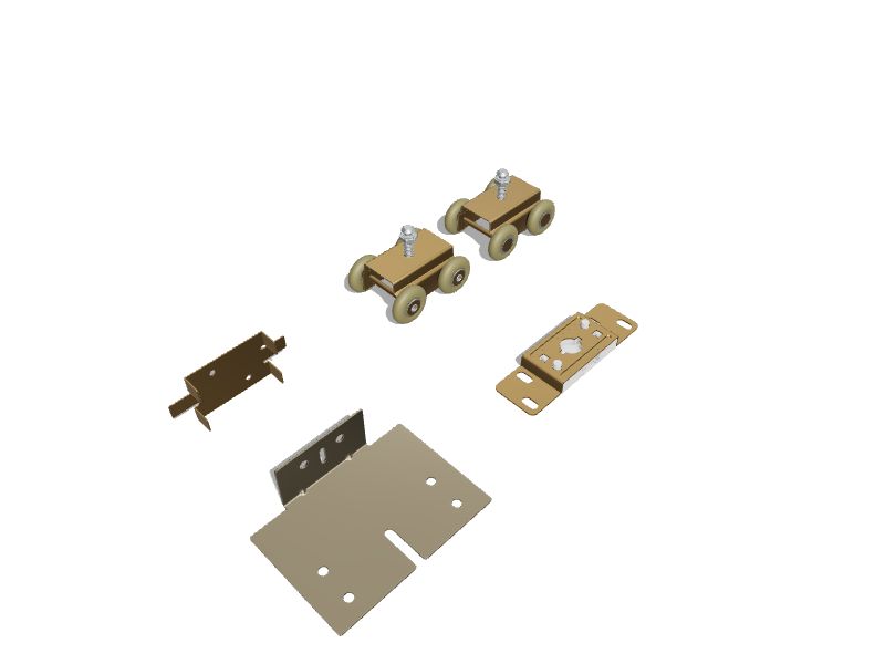 National Hardware Pocket Door Hardware Kit in the Pocket Door Hardware Kits department at