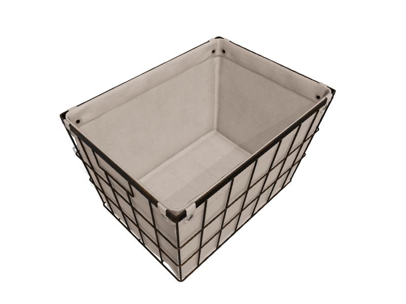 Grayline 10 In. W. x 6-1/4 In. H. x 12 In. L. Vinyl Coated Wire Undershelf  Storage Basket, White - Honor Building Supply