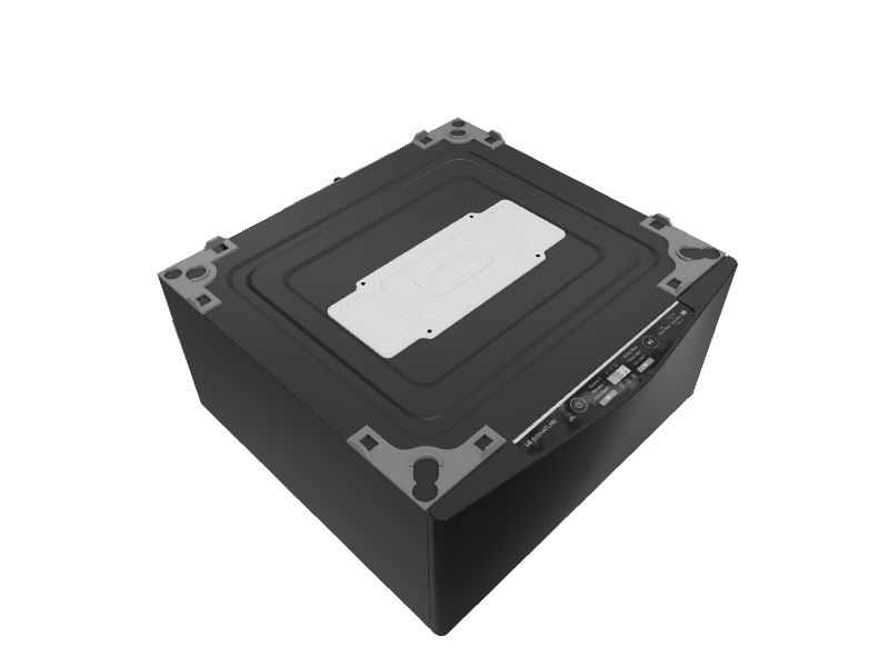 LG SIGNATURE TwinWash 1cu ft 29in Black Stainless Steel Pedestal