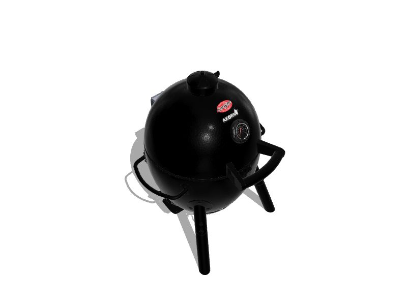 Gibson Home Kingston Portable BBQ Grill in Black