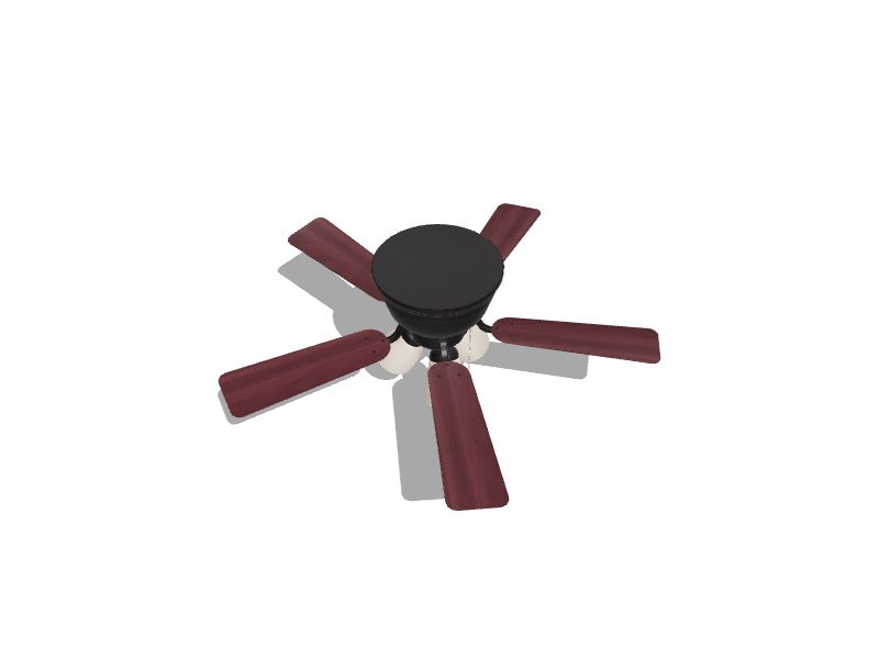 Harbor Breeze Centreville 42-in Oil-Rubbed Bronze LED Indoor Flush Mount  Ceiling Fan with Light (5-Blade) in the Ceiling Fans department at 