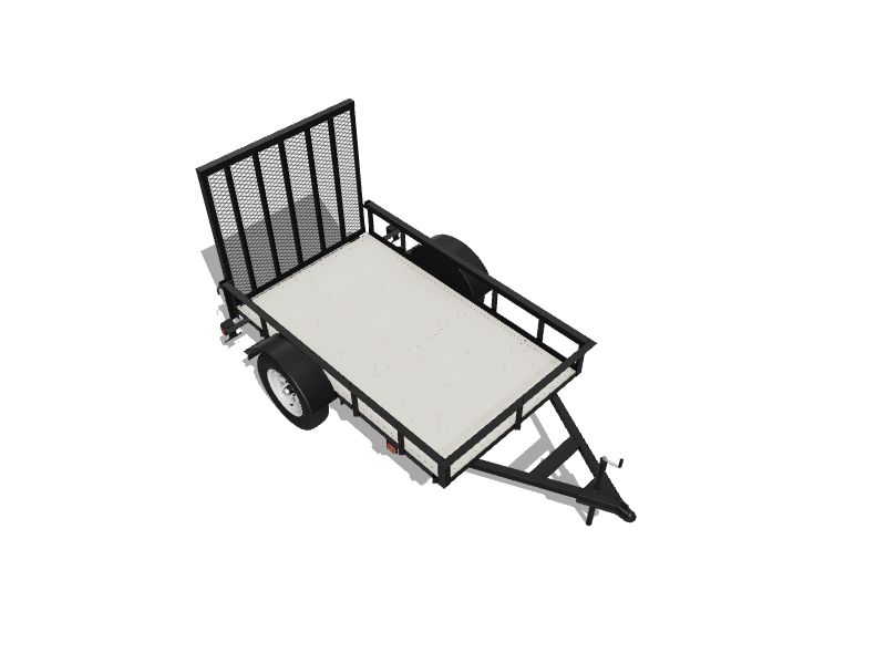 Carry-On Trailer 5-ft x 10-ft Steel Mesh Utility Trailer with Ramp