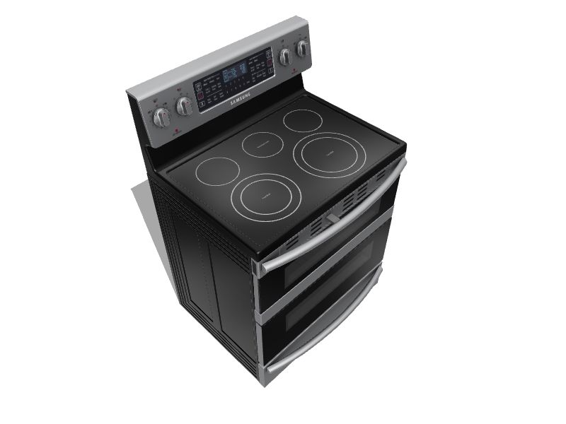 5.9 cu. ft. Freestanding Electric Range with True Convection in Stainless  Steel Range - NE59N6630SS/AA