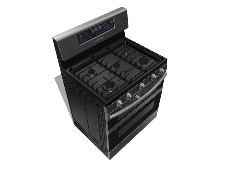 Samsung Flex Duo 30in 5 Burners 3.4cu ft / 2.3cu ft Selfcleaning
