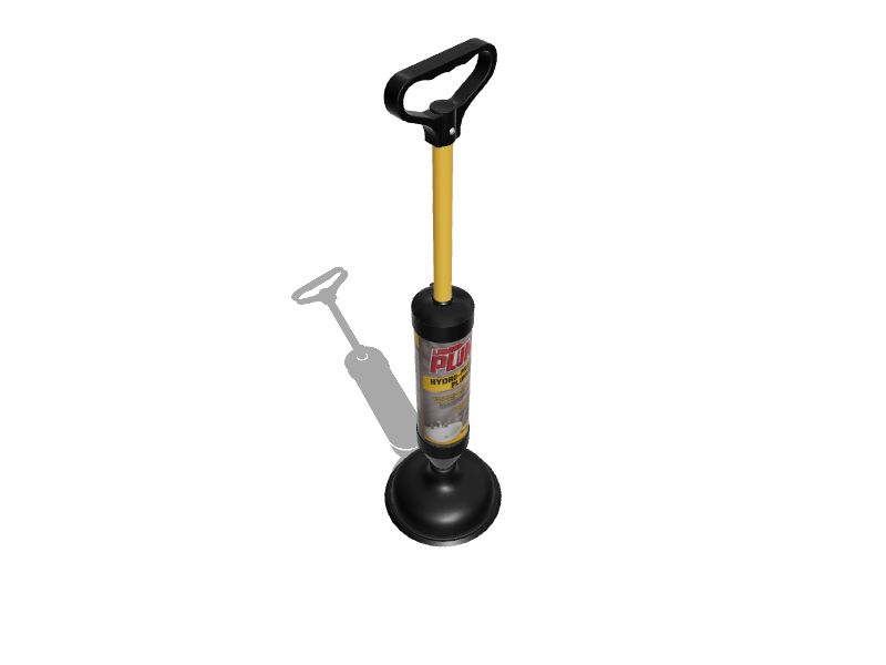 Liquid-Plumr Multiple Colors/Finishes Plunger with 3-in Handle at