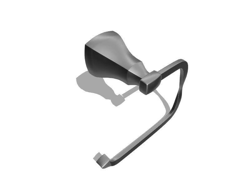 Delta Sawyer Satin Nickel Wall Mount Single Post Toilet Paper Holder Delta Sawyer Satin Nickel Wall Mount Single Post Toilet Paper Holder