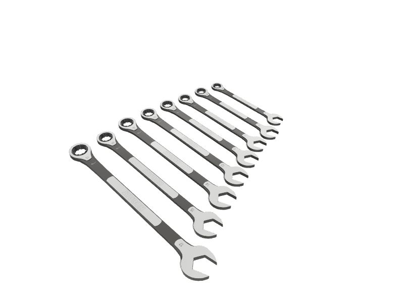 Kobalt Universal 8-Piece Set Metric Ratchet Wrench at Lowes.com