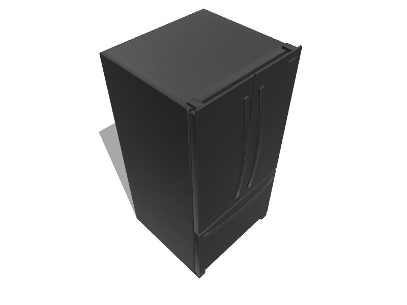 Whirlpool 25.2cu ft 3Door 36in French Door Refrigerator with Ice