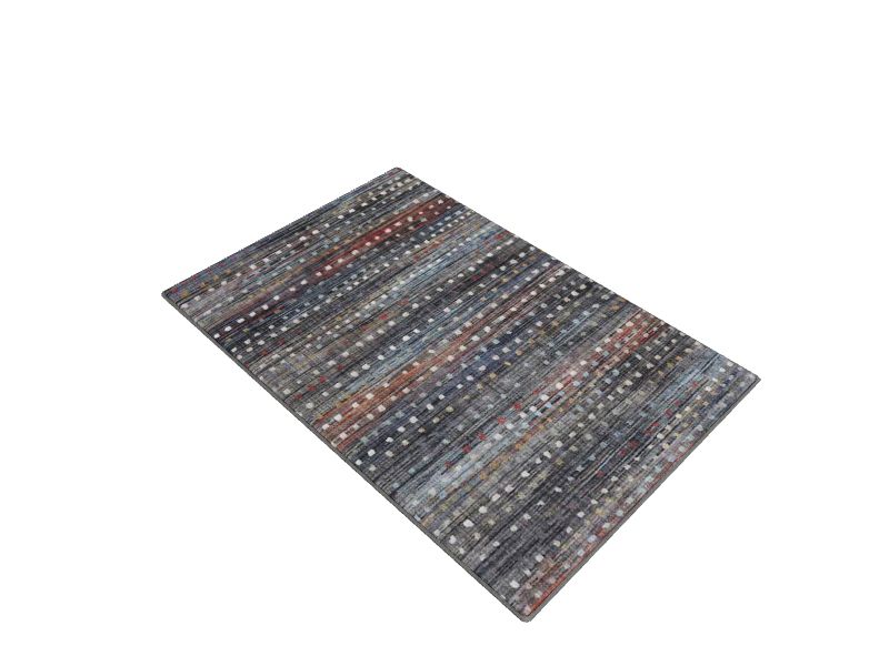 Mohawk Home Pembrook 5 x 8 Gunmetal Abstract MidCentury Modern Area