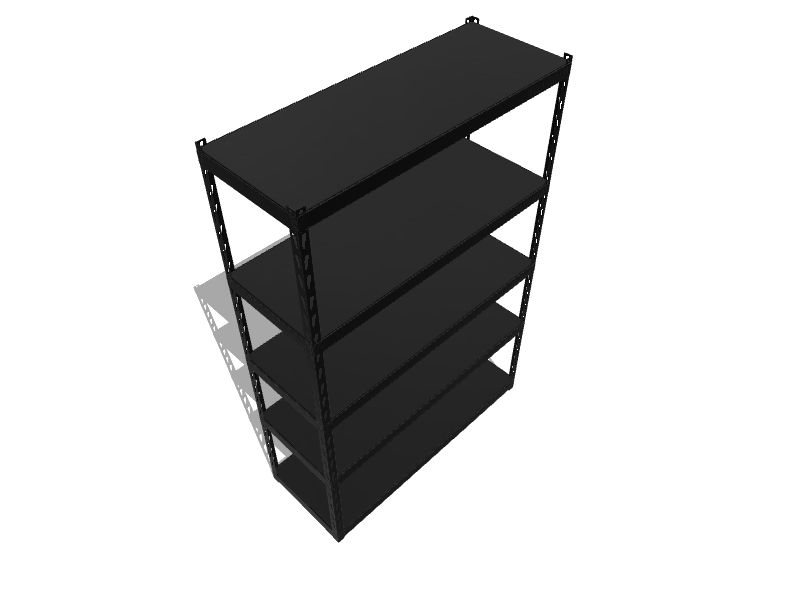 Gladiator Ez Connect Steel Heavy Duty 5 Tier Utility Shelving Unit 48