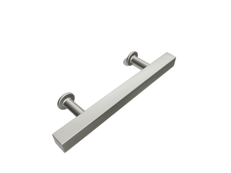 Brainerd Square Bar 3-in Center to Center Stainless Steel Square Bar Drawer  Pulls in the Drawer Pulls department at