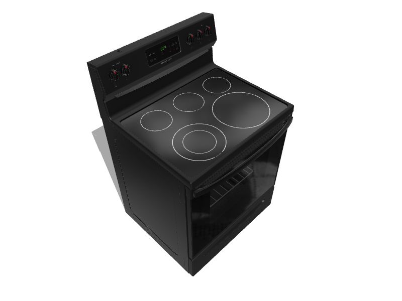 30 Electric Range Black-FFEF3054TB