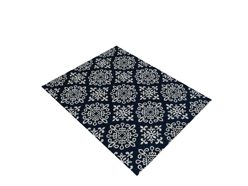 allen + roth Caprona 8 X 10 (ft) Indigo Almond Indoor Floral/Botanical ...