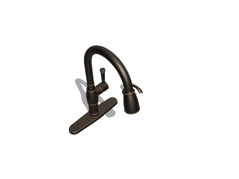 Delta Valdosta Venetian Bronze Single Handle Pull-down Kitchen Faucet with  Deck Plate and Soap Dispenser Included in the Kitchen Faucets department at