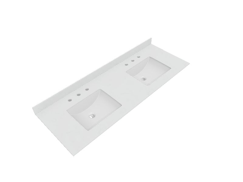 Carrara Quartz 49 Single Bathroom Vanity Top