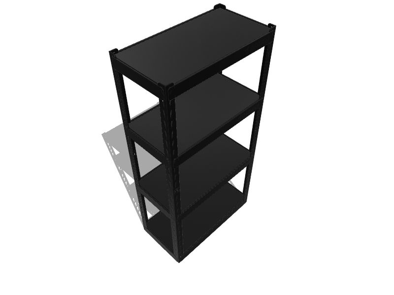 Gladiator EZ Connect 30in W x 15in D x 60in H 4Tier Heavy Duty