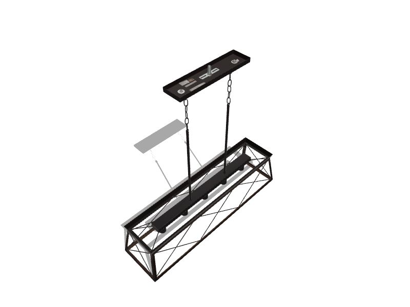 Progress lighting briarwood 5 on sale light linear chandelier p400048