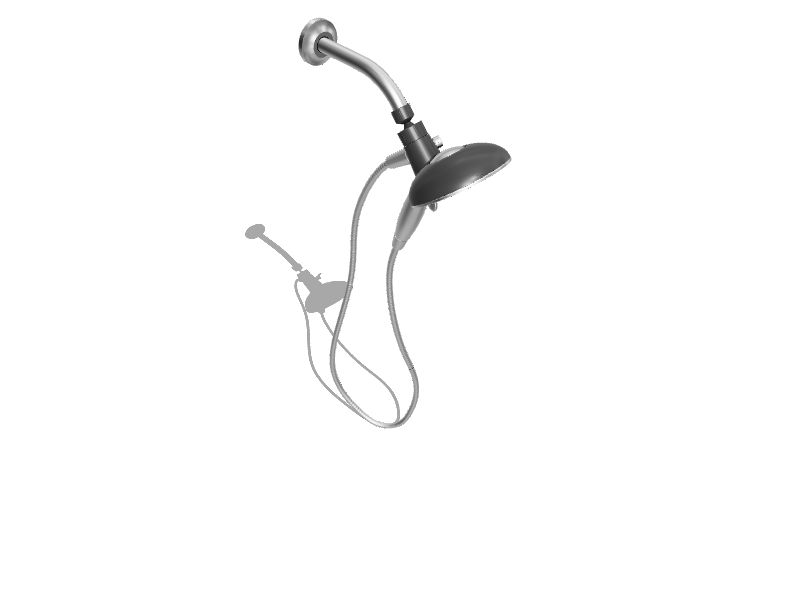Delta In2ition Chrome 6-in Round Dual/Combo Shower Head 1.75-GPM (6.6-LPM) in the Shower Heads department at Lowes.com Delta In2i... 