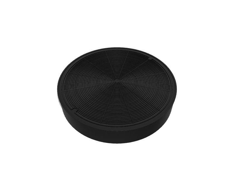 GE DuctFree Universal Air Filter (Black) in the Range Hood Parts