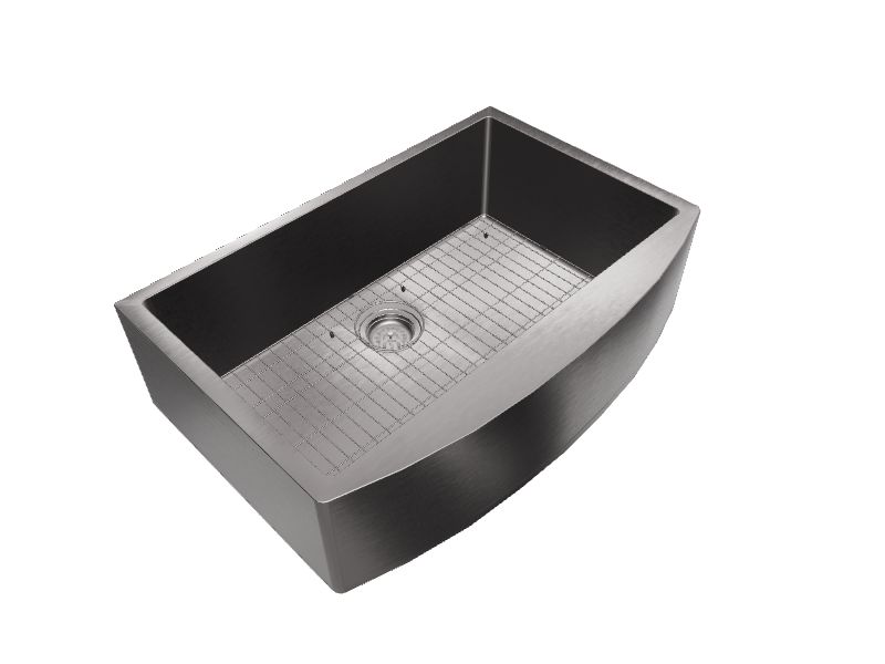 Giagni Divide-A-Bowl Dual-mount 33-in x 22-in Stainless Steel Single Bowl Kitchen  Sink at