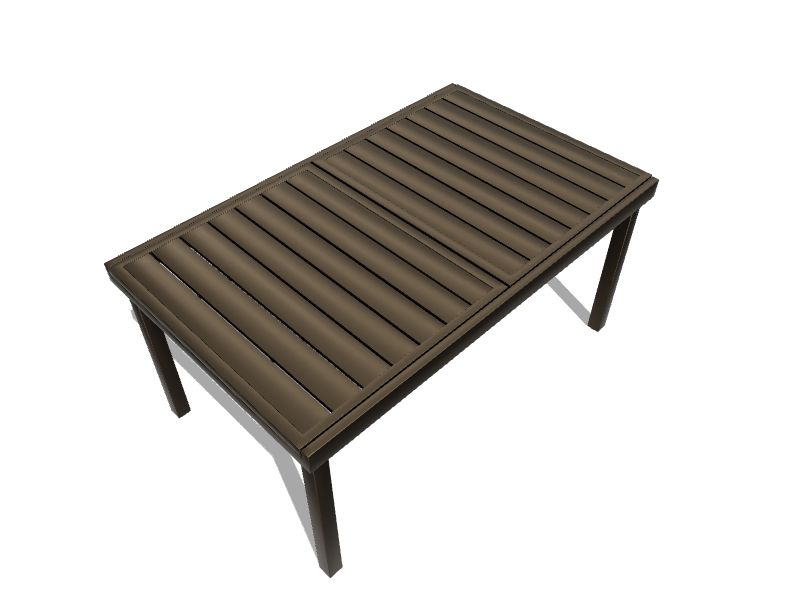 Garden treasures pelham bay rectangle extendable outdoor clearance dining table