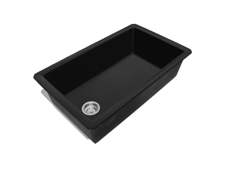 kraus forteza dual mount single bowl granite kitchen sink