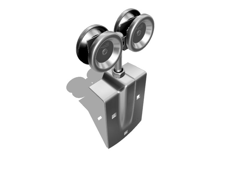 National Hardware 2.01in Steel Sliding Patio Door Roller Or Pulley