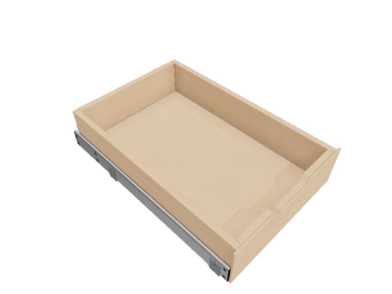 Simply Put 14.625-in W x 5-in H 1-Tier Cabinet-mount Wood Soft Close Pull-out  Sliding Basket Kit in the Cabinet Organizers department at