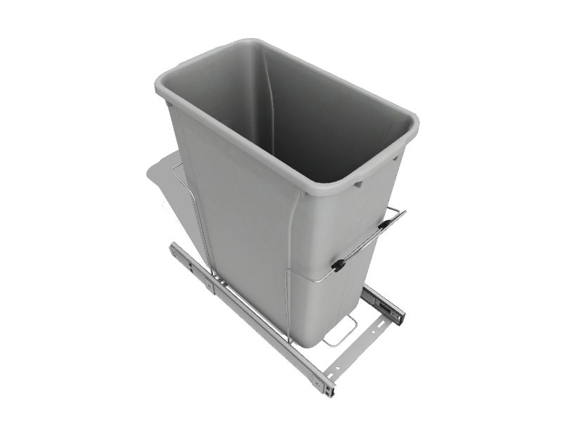 Simply Put 10-in x 20-in 35-Quart Soft Close Pull-out Trash Can in