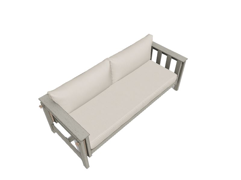 allen + roth 2person Light Brown Steel Outdoor Glider at