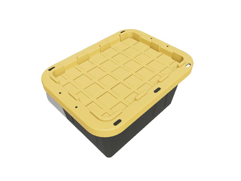 Tough Box 5 gal. Storage Tote, Black/Yellow at Tractor Supply Co.